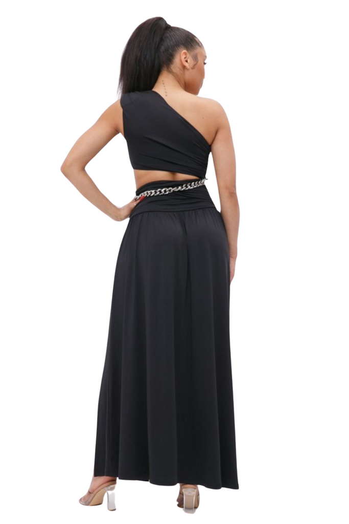 Kayla Cut Out Maxi Dress-DRESSES-Intrigue