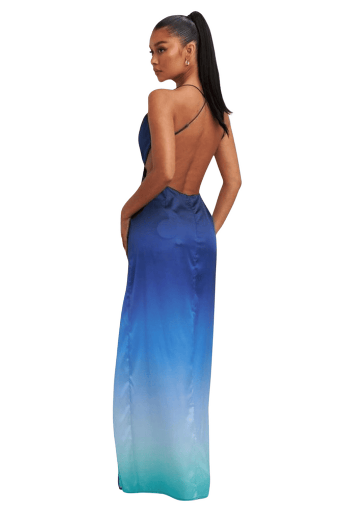 Jarai Front Slit Maxi Dress-Dresses-Intrigue