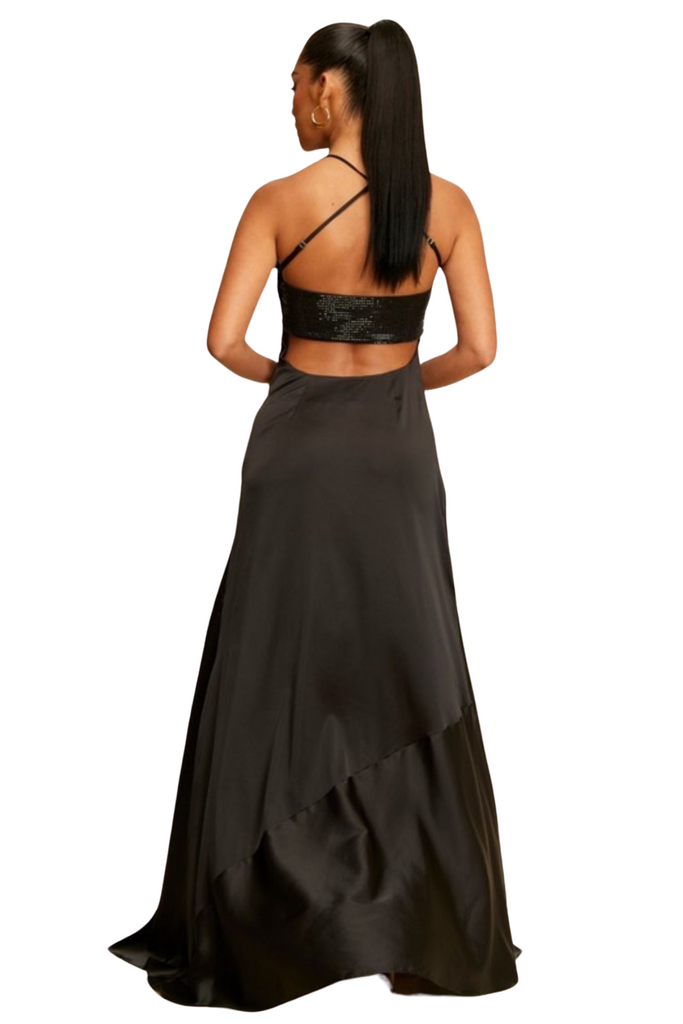 Talon Satin Slip Dress-DRESSES-Intrigue