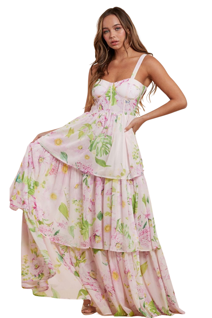 Freya Floral Maxi Dress-DRESSES-Intrigue