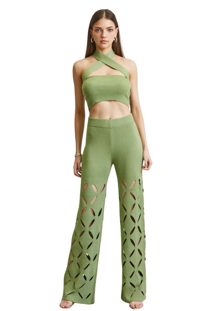 Nealy Knit Pants Set-PANTS SETS-Intrigue