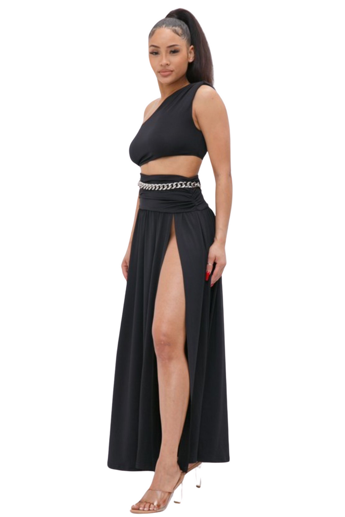 Kayla Cut Out Maxi Dress-DRESSES-Intrigue