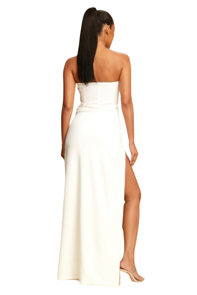 Veniq Wide Slit Dress-DRESSES-Intrigue