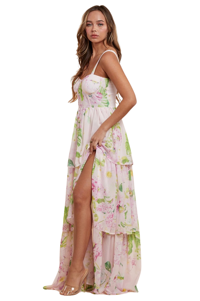 Freya Floral Maxi Dress-DRESSES-Intrigue