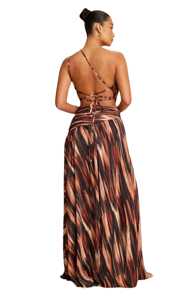 Nina Pleated Maxi Dress-DRESSES-Intrigue