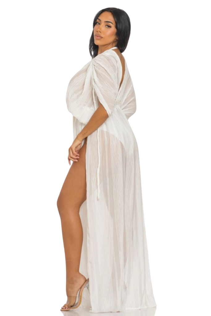 Hazel Kimono Maxi Dress-DRESSES-Intrigue