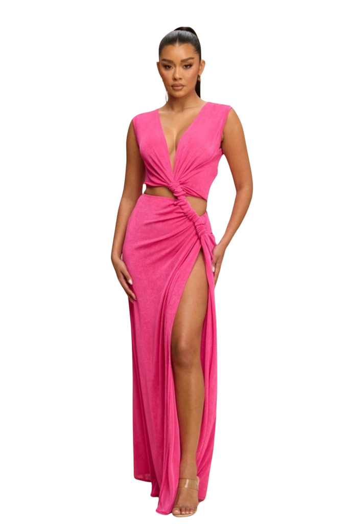 Lauren Cutout Maxi Dress-DRESSES-Intrigue