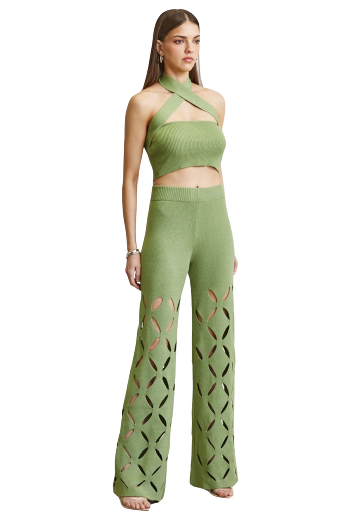 Nealy Knit Pants Set-PANTS SETS-Intrigue