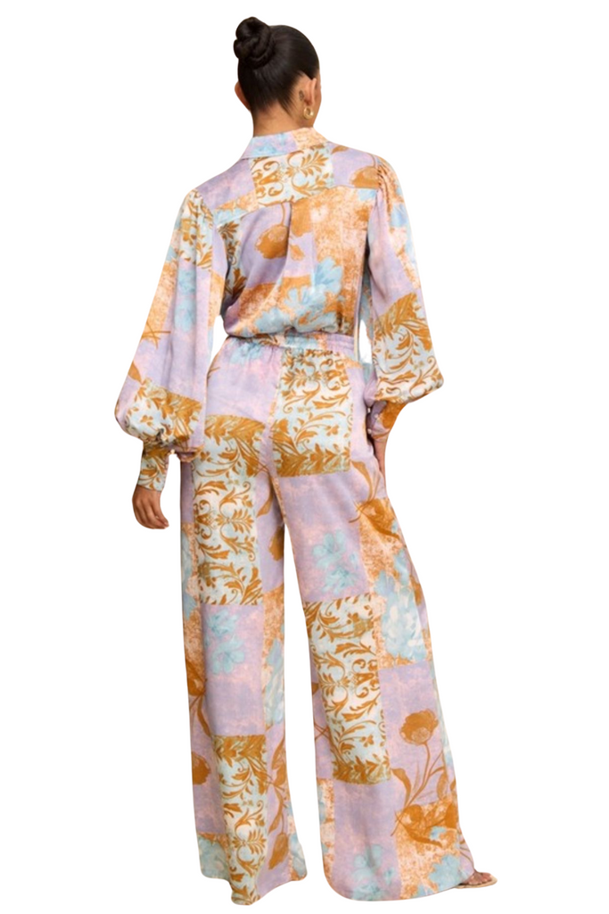 Sedé Floral Pants Set-Outfit Sets-Intrigue