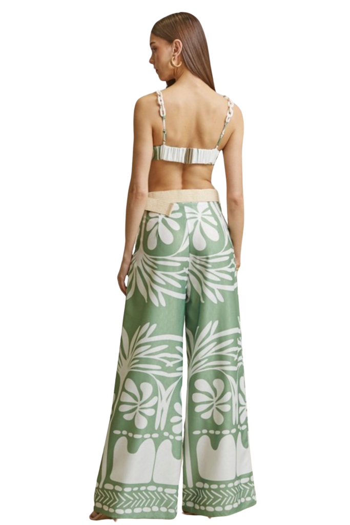 Trisei Abstract Print Pants Set-Outfit Sets-Intrigue