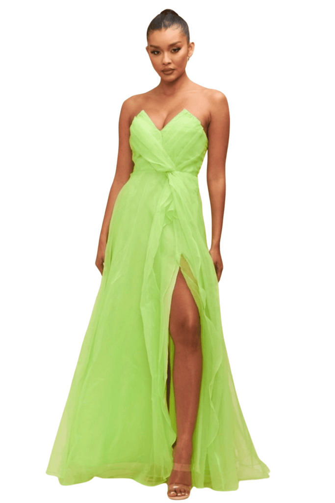 Cresie Front Slit Maxi Dress-DRESSES-Intrigue
