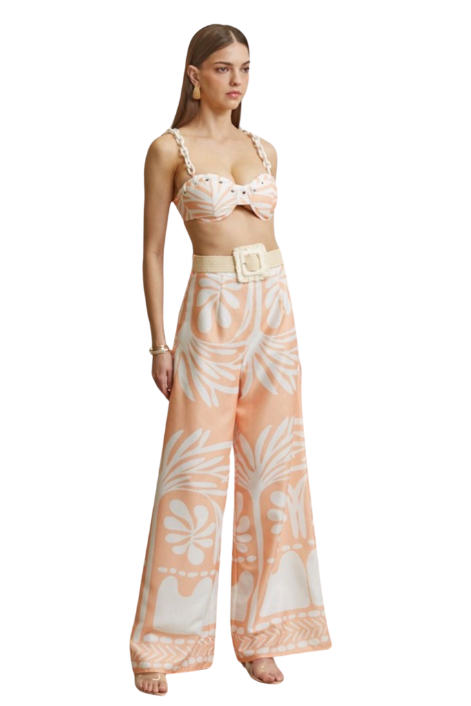 Trisei Abstract Print Pants Set-Outfit Sets-Intrigue