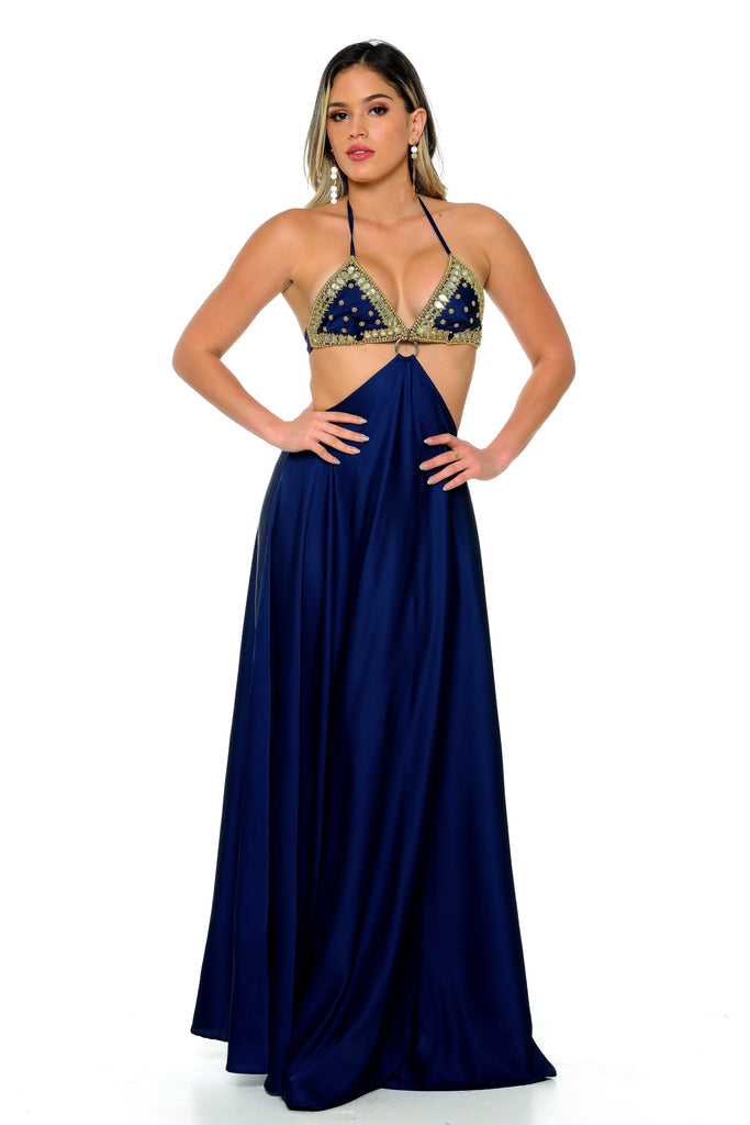 Heslyn Halter Maxi Dress-Dresses-BLUE-SMALL-Intrigue